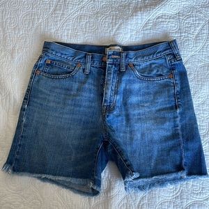 Madewell Cutoff Denim Shorts